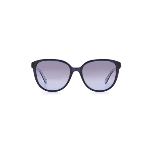 Kate spade new york 54mm vienne gradient polarized cat eye sunglasses