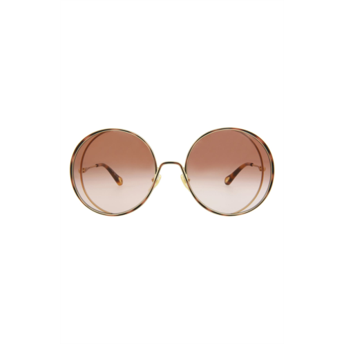 Chloe Novelty 61mm Round Sunglasses