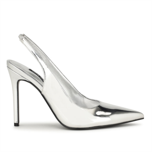 NINEWEST Feather Pointy Toe Slingback Pumps
