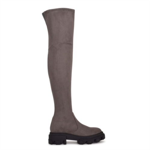 NINEWEST Cellie Over the Knee Lug Sole Boots