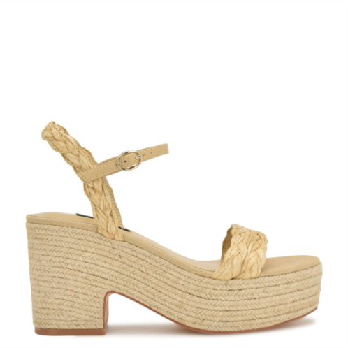 NINEWEST Rivva Heeled Espadrille Sandals