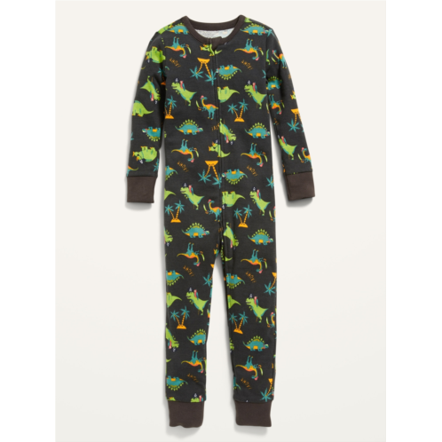 Oldnavy Unisex Snug-Fit 2-Way-Zip Printed Pajama One-Piece for Toddler & Baby
