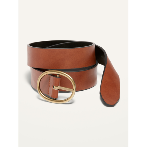 Oldnavy Reversible Faux-Leather Belt For Women (1.25-Inch)