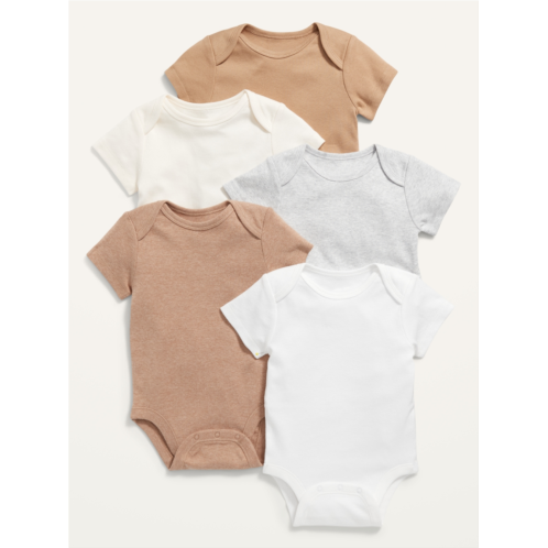 Oldnavy Unisex Short-Sleeve Bodysuit 5-Pack for Baby