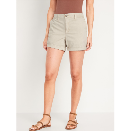 Oldnavy High-Waisted OGC Pull-On Chino Shorts -- 5-inch inseam