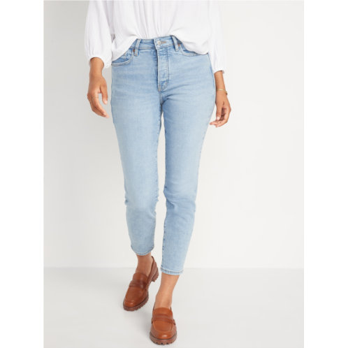 Oldnavy High-Waisted OG Straight Button-Fly Extra-Stretch Jeans for Women