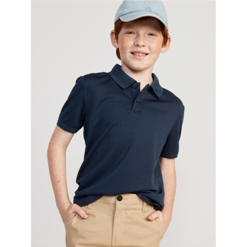 Oldnavy Moisture-Wicking School Uniform Polo Shirt for Boys Hot Deal