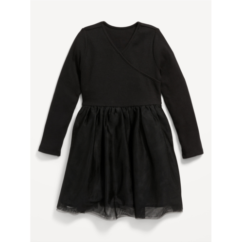 Oldnavy Fit & Flare Wrap-Front Tutu Dress for Toddler Girls