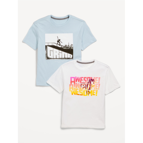 Oldnavy Short-Sleeve Graphic T-Shirt 2-Pack for Boys Hot Deal