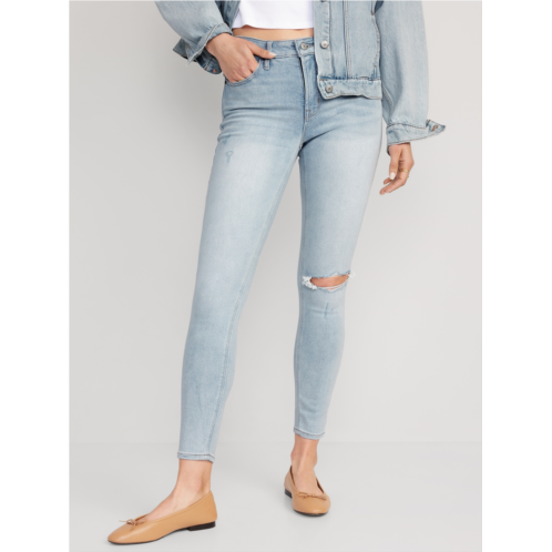 Oldnavy High-Waisted Rockstar Super Skinny Ripped Jeans for Women