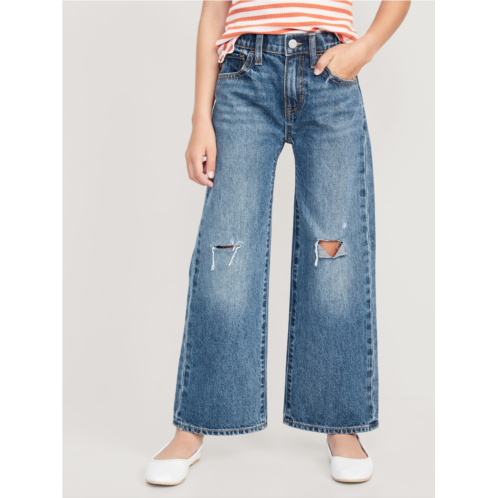 Oldnavy High-Waisted Baggy Wide-Leg Jeans for Girls
