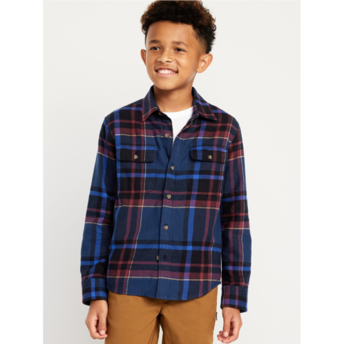 Oldnavy Soft-Brushed Flannel Pocket Shirt for Boys