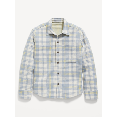 Oldnavy Cozy-Knit Long-Sleeve Pocket Shirt for Boys