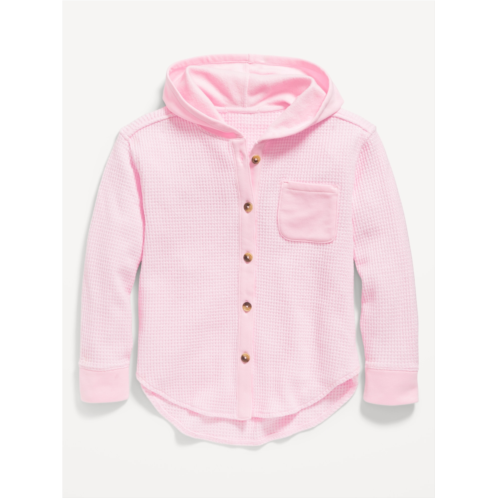 Oldnavy Waffle-Knit Hoodie for Girls