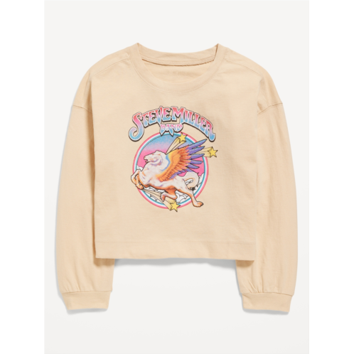 Oldnavy Long-Sleeve Licensed Pop Culture Graphic T-Shirt for Girls