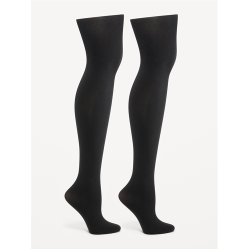 Oldnavy Solid Control-Top Tights 2-Pack for Women