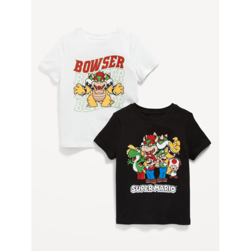 Oldnavy Super Mario Unisex Graphic T-Shirt 2-Pack for Toddler