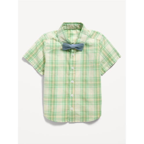 Oldnavy Printed Poplin Shirt & Bow-Tie Set for Toddler Boys