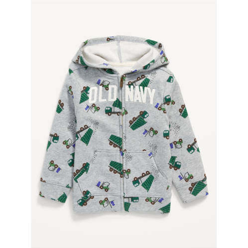 Oldnavy Logo-Graphic Zip-Front Hoodie for Toddler Boys