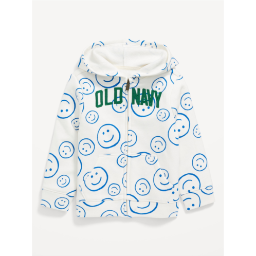 Oldnavy Logo-Graphic Zip-Front Hoodie for Toddler Boys