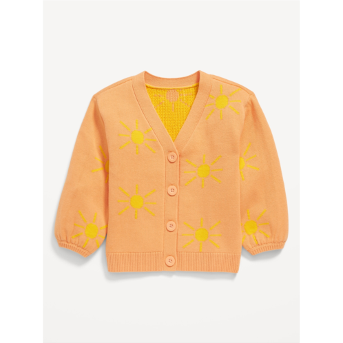 Oldnavy Printed Button-Front Cardigan Sweater for Toddler Girls