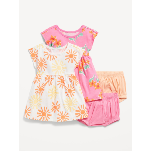 Oldnavy Short-Sleeve Dress and Bloomers Set for Baby Hot Deal