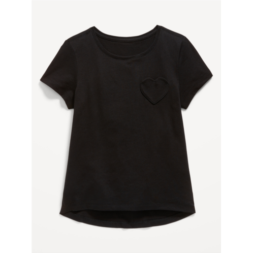 Oldnavy Softest Heart-Pocket T-Shirt for Girls