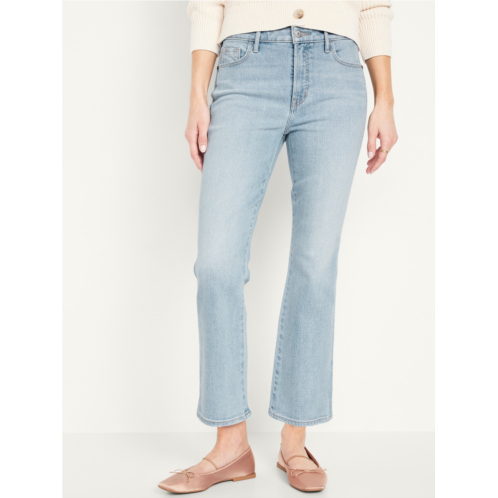 Oldnavy High-Waisted 90s Crop Flare Jeans
