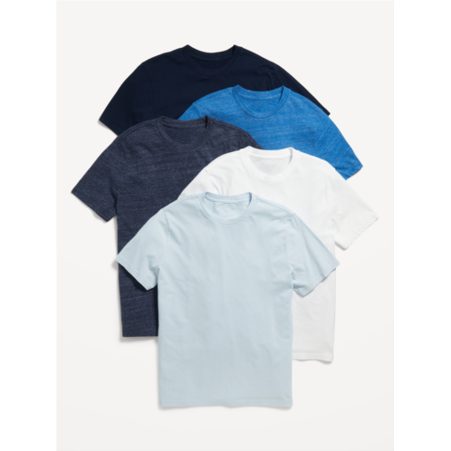 Oldnavy Solid Crew-Neck T-Shirt 5-Pack