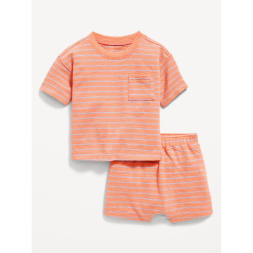 Oldnavy Short-Sleeve Pocket T-Shirt and Shorts Set for Baby