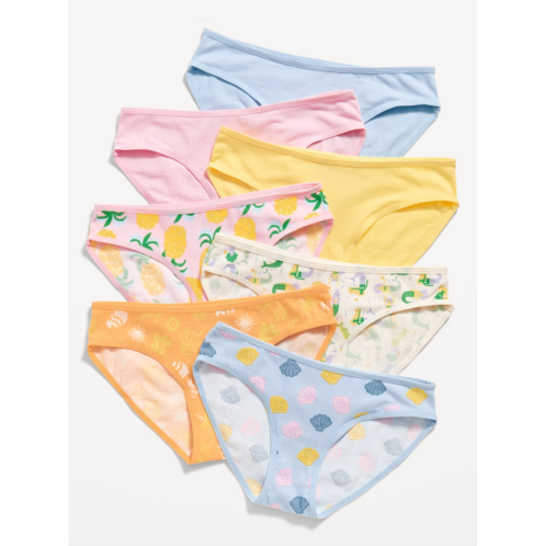 Oldnavy Printed Bikini Underwear 7-Pack for Girls