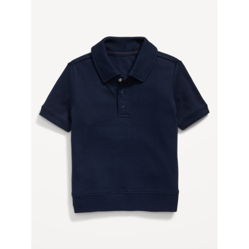 Oldnavy Snap-Button Pointelle-Knit Polo Shirt for Toddler Boys