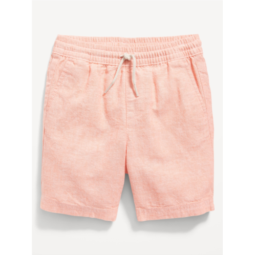 Oldnavy Functional-Drawstring Linen-Blend Shorts for Toddler Boys