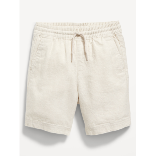 Oldnavy Functional-Drawstring Linen-Blend Shorts for Toddler Boys