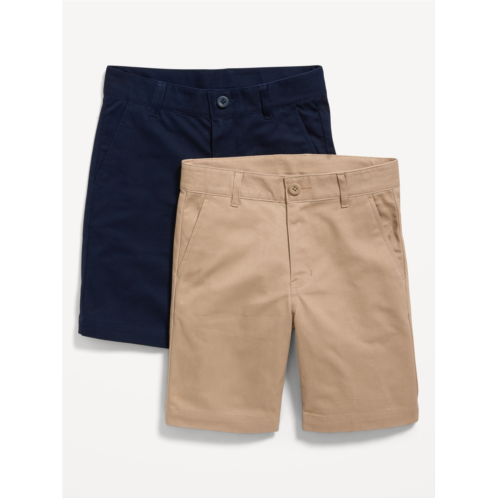 Oldnavy Uniform Twill Shorts 2-Pack for Boys (At Knee) Hot Deal