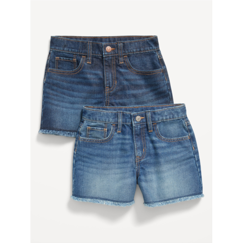 Oldnavy High-Waisted Cut-Off Non-Stretch Jean Shorts 2-Pack for Girls