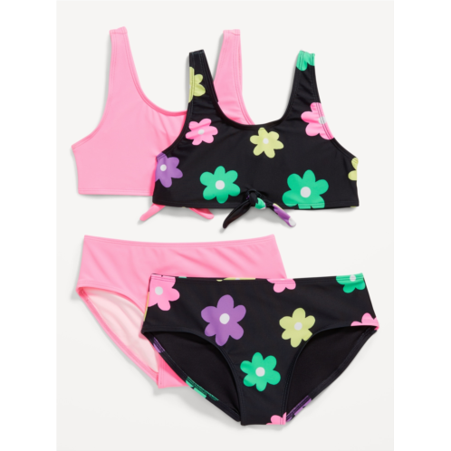 Oldnavy Tie-Front Bikini Swim Set 2-Pack for Girls