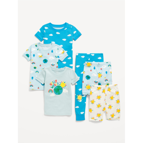 Oldnavy Unisex Snug-Fit 6-Piece Pajama Set for Toddler & Baby