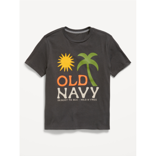 Oldnavy Short-Sleeve Logo-Graphic T-Shirt for Boys Hot Deal