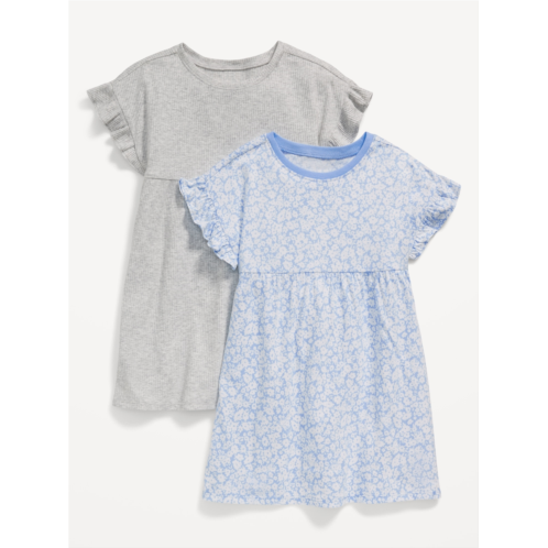 Oldnavy Flutter-Sleeve Dress 2-Pack for Toddler Girls Hot Deal