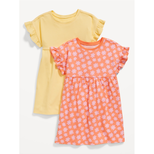 Oldnavy Flutter-Sleeve Dress 2-Pack for Toddler Girls