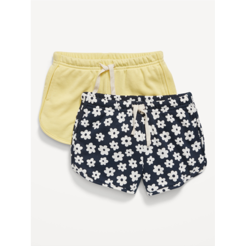 Oldnavy Functional Drawstring French Terry Pull-On Shorts for Toddler Girls