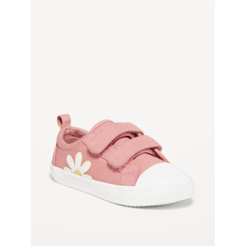 Oldnavy Canvas Double Secure-Strap Sneakers for Toddler Girls