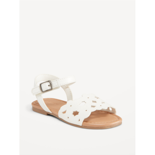 Oldnavy Faux-Leather Cutout Sandals for Toddler Girls Hot Deal