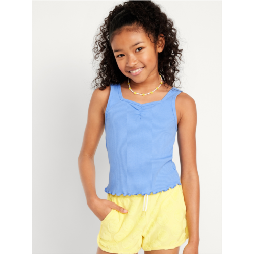Oldnavy Fitted Sweetheart-Neck Tank Top for Girls Hot Deal