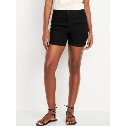 Oldnavy High-Waisted Wow Jean Shorts -- 5-inch inseam