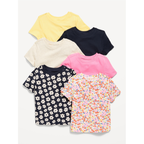 Oldnavy Unisex Short-Sleeve T-Shirt 6-Pack for Toddler Hot Deal