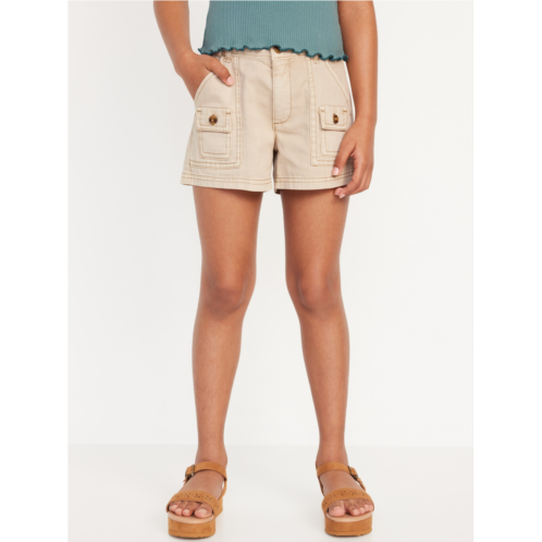 Oldnavy Cargo-Pocket Twill Shorts for Girls