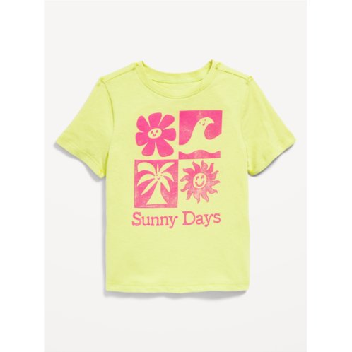 Oldnavy Short-Sleeve Graphic T-Shirt for Toddler Girls Hot Deal
