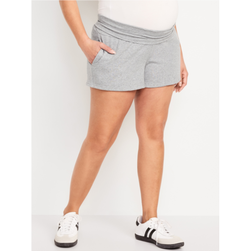 Oldnavy Maternity Foldover-Waist Shorts -- 3-inch inseam